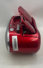 Load image into Gallery viewer, Emerson Model PD3500RD Red Radio Cassette Tape Player Untested
