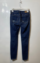 Load image into Gallery viewer, American Eagle Outfitters Womens Blue Distressed Ripped Skinny Leg Jeans Size 0
