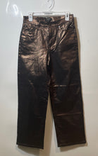 Load image into Gallery viewer, Banana Republic Womens Brown Shimmer High-Rise Straight Jeans Size 27 Petite
