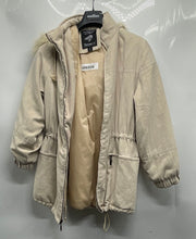 Load image into Gallery viewer, Bromley Sport Womens Thermolite Beige Faux Fur Trim Hooded Parka Jacket Size M
