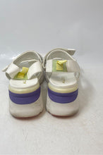 Load image into Gallery viewer, Aldo Womens White Adjustable Strap Open Toe Chunky Platform Sandals Size 6.5
