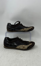 Load image into Gallery viewer, Coach Womens Kodie Brown Beige Lace-Up Low Top Sneakers Shoes Size 6.5 M
