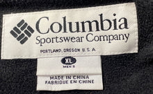 Load image into Gallery viewer, Columbia Mens Black Long Sleeve Front Full-Zip Windbreaker Jacket Size XL
