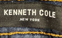 Load image into Gallery viewer, Kenneth Cole New York Mens Blue Denim Pockets Slim Fit Straight Jeans Size 30x30
