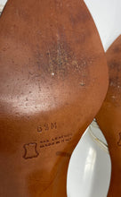 Load image into Gallery viewer, Amalfi By Rangoni Womens White Open Toe Strappy Sandals Shoes Size 6.5M
