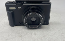 Load image into Gallery viewer, Black 4K Ultra HD 64MP Flip Screen Vlogging Digital Camera Not Tested
