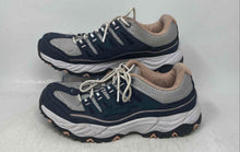 Load image into Gallery viewer, Avia Womens Elevate Navy Beige Lace-Up Sneakers Shoes Size 10
