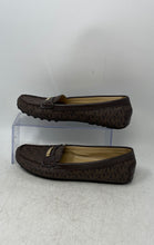 Load image into Gallery viewer, Michael Kors Womens Everett Brown Monogram Print Slip-On Loafer Flats Size 9 M
