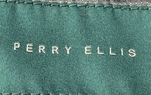 Load image into Gallery viewer, Perry Ellis Mens Blue Long Sleeve Notch Lapel Collar Two-Button Blazer Size 36R
