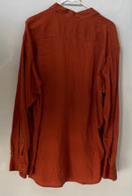 Load image into Gallery viewer, Columbia Mens Dark Orange Cotton Long Sleeve Collared Button-Up Shirt Size XL
