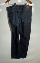 Load image into Gallery viewer, Mavi Mens Blue Denim Dark Wash Stretch Pockets Straight Leg Jeans Size 34x32
