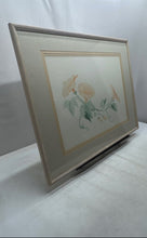 Load image into Gallery viewer, Vintage Framed Morning Glory Flowers By Stephanie Signed Pastel Art Painting
