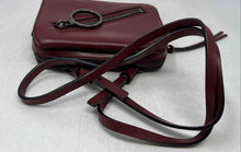 Load image into Gallery viewer, Charles &amp; Keith Womens Burgundy Adjustable Strap Camera Crossbody Handbag Small
