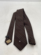 Load image into Gallery viewer, Givenchy Mens Brown Geometric Print Adjustable Long Formal Designer Tie
