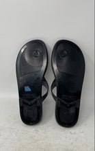 Load image into Gallery viewer, Michael Kors Womens Lillie Black Slip-On Flat Thong Sandals Size 7M
