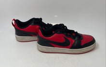 Load image into Gallery viewer, Nike Boys Court Borough Low Recraft DV5456-600 Red Black Sneakers Shoes Size 6Y
