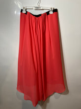 Load image into Gallery viewer, Armani Exchange Womens Red Asymmetric Hem Side Zipper Maxi Skirt Size 8
