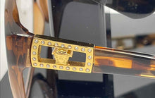 Load image into Gallery viewer, Authentic Versace Women's Tortoise Gold-Tone Glasses
