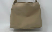 Load image into Gallery viewer, Guess Womens Beige Leather Inner Outer Pocket Zipper Shoulder Handbag
