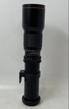 Load image into Gallery viewer, Vivitar Series 1 No.183045 Black 500mm Super Telephoto Zoom Lens Untested
