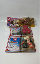 Load image into Gallery viewer, Lot Of 3 Pcs McDonald's Collection Tennie Beanie Babies Teddy Bears From Ty
