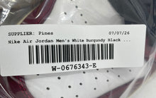 Load image into Gallery viewer, Nike Mens Air Jordan 1 Low 553558-604 White Burgundy Black Sneaker Shoes Size 13
