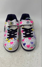 Load image into Gallery viewer, Heelys Kids Dual Up X2 White Purple Pink Hook &amp; Loop Sneaker Shoes Size 5 Youth

