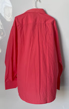 Load image into Gallery viewer, Berlioni Italy Mens Coral Long Sleeve Collared Button Front Dress Shirt Size 2XL
