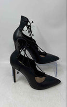 Load image into Gallery viewer, Aldo Womens Thylia Black Leather Pointed Toe Stiletto Pump Heels Size 6.5

