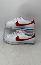 Load image into Gallery viewer, Nike Womens Cortez DN1791-108 White Red Low Top Lace-Up Sneaker Shoes Size 8

