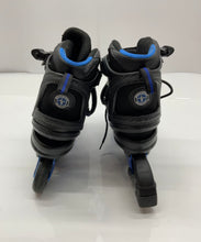Load image into Gallery viewer, Schwinn Unisex ABEC 7 Black Blue Adjustable Inline Skate Size 8-9.5
