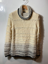 Load image into Gallery viewer, Authentic Escada Womens Beige Multicolor Long Sleeve Pullover Sweater Size S
