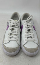 Load image into Gallery viewer, Nike Boys Blazer Low '77 Vintage DA4074-119 White Purple Sneaker Shoes Size 5Y
