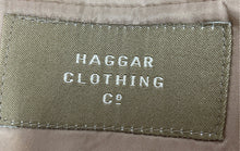 Load image into Gallery viewer, Haggar Mens Brown Long Sleeve Pockets Notch Lapel Two-Button Blazer Size 46

