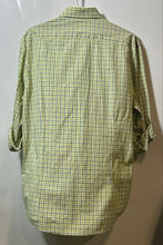 Load image into Gallery viewer, Kenneth Cole Reaction Mens Green Plaid Long Sleeve Button-Up Shirt Size L
