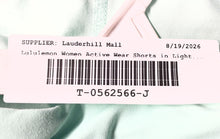 Load image into Gallery viewer, Lululemon Womens Light Green Activewear Pull On High-Rise Athletic Shorts Size 6
