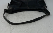 Load image into Gallery viewer, Fossil Womens Black Leather Card Holder Inner Pocket Zipper Medium Shoulder Bag
