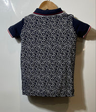 Load image into Gallery viewer, Authentic Carolina Herrera Kids Blue White Printed Polo Shirt Size 8
