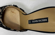 Load image into Gallery viewer, Bruno Magli Womens Black Slip-On Block Mules Sandals Size 5B
