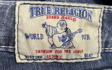 Load image into Gallery viewer, True Religion Womens Blue Denim Dark Wash Pockets Skinny Leg Jeans Size 27
