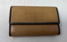 Load image into Gallery viewer, Coach Womens Brown Leather Inner Divider Flap Mini Clutch Wallet
