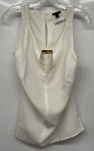 Load image into Gallery viewer, Ann Taylor Womens Beige Sleeveless Keyhole Scoop Neck Tank Blouse Top Size L
