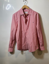 Load image into Gallery viewer, Authentic Carolina Herrera Mens White Red Long Sleeve Dress Shirt Size 15.5
