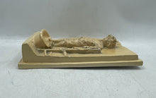 Load image into Gallery viewer, Home Decor Hanging Beige Engraved Ceramic Chalkware Boy Wall Plaque
