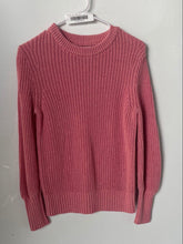 Load image into Gallery viewer, J.Crew Womens Pink Knitted Balloon Long Sleeve Pullover Sweater Size S

