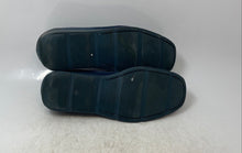 Load image into Gallery viewer, Bruno Magli Mens Blue Suede Moc Toe Slip-On Loafer Shoes Size 10.5
