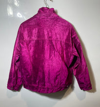 Load image into Gallery viewer, Free People Womens Berry Pink Color Long Sleeve Full-Zip Bomber Jacket Size XS/S
