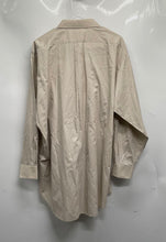 Load image into Gallery viewer, Covington Mens Beige Long Sleeve Spread Collar Formal Dress Shirt Size XL
