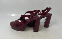 Load image into Gallery viewer, GBG Womens Red Open Toe Block Heel Adjustable Strap Platform Sandals Size 8
