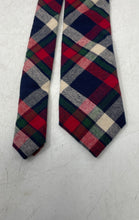 Load image into Gallery viewer, Original Penguin Mens Multicolor Plaid Cotton Adjustable Pointed Tie
